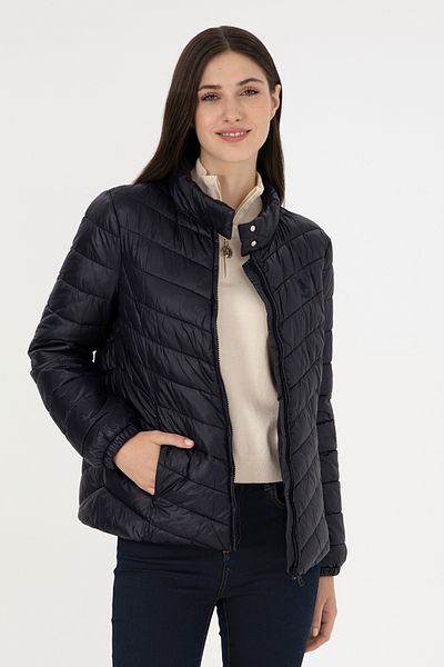 U.S. Polo Assn. Women's Navy Blue Coat 50292657 -Vr033