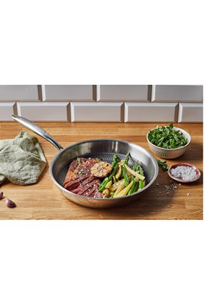 Emsan Pro Tri Ply 3-Piece Steel Pan Set 20-24-28 cm