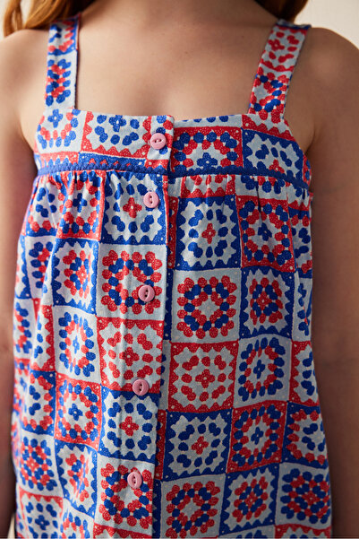 Penti Kız Çocuk Tığ Desenli Pijama Takımı
