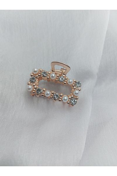 Demeter Square Stone Metal Latch Buckle
