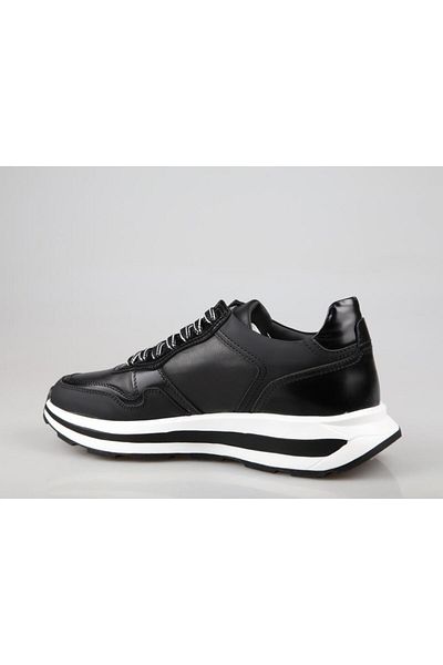 MARCOMEN 20295 Genuine Leather Black Men's Casual Shoes