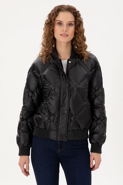 U.S. Polo Assn. Women's Black Coat 50289590 -Vr046