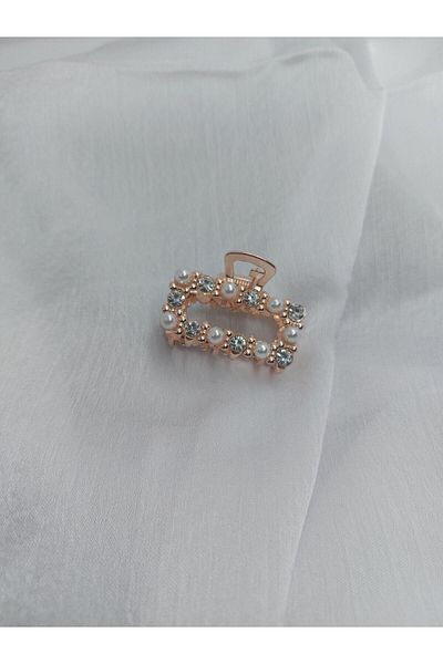 Demeter Square Stone Metal Latch Buckle