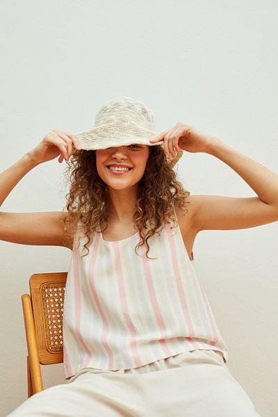 Penti Colorful Striped Athlete Pajama Top