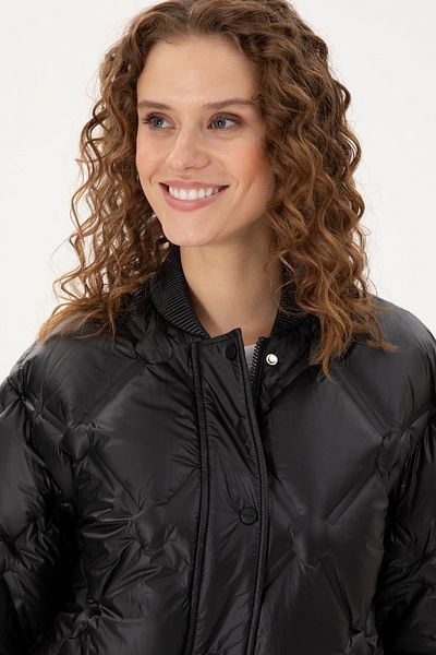 U.S. Polo Assn. Women's Black Coat 50289590 -Vr046