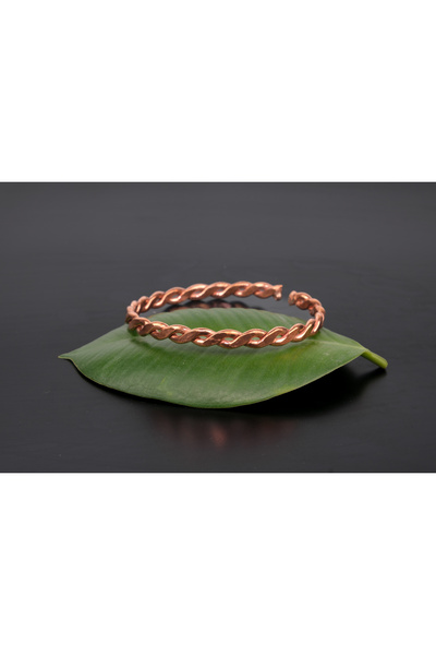 Zinnun Bakır Burgu Bilezik