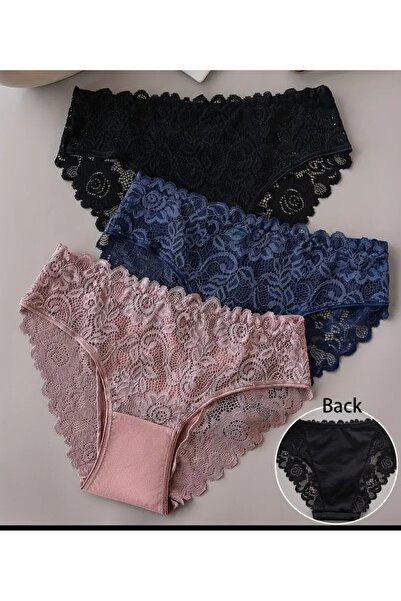 SS HOME CONCEPT Triple Large Size Lace Panties