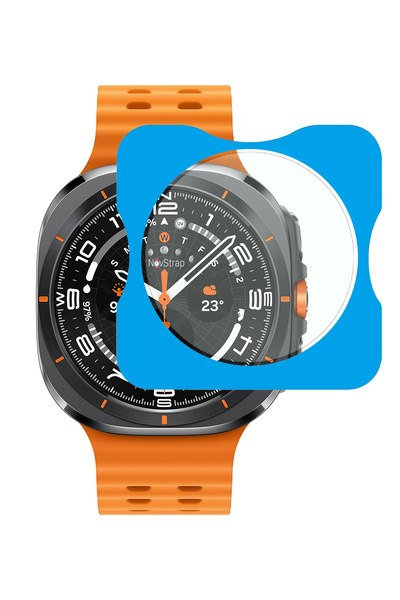 NovStrap Samsung Galaxy Watch 7 Ultra 47mm ile Uyumlu Ekran Koruyucu Temperli...