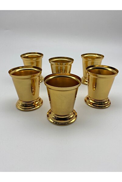 Fiyakalı Ürünler Atölyesi Găleată pentru trandafiri Gold Presentation - Set de 6, culoare maro și maro, fără flori