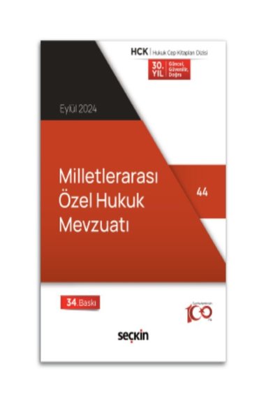Seçkin Yayıncılık Milletlerarası Özel Hukuk Mevzuatı / Eylül 2024