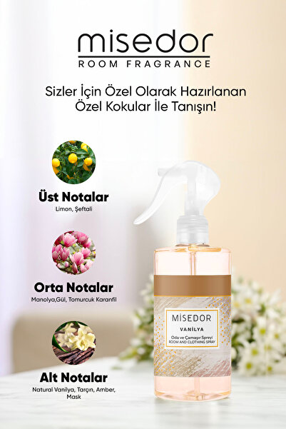 Misedor Vanilya Oda Kokusu Ve Çamaşır Parfümü 330 ml