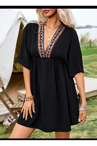 nuriçgiyim Delale Ethnic Patterned Pareo