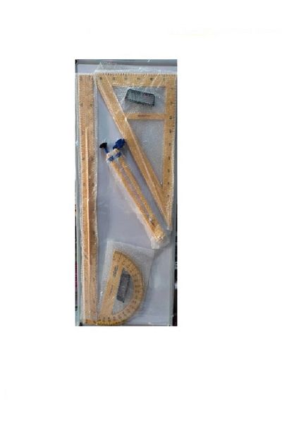 AKYAZI 5 Piece Sinif Drawing Set - Wooden Board