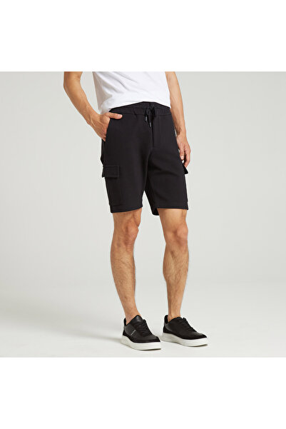Nautica Erkek Siyah Standart Fit Şort