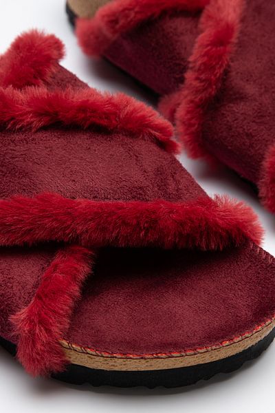 Penti Papuci Burgundy Cruce