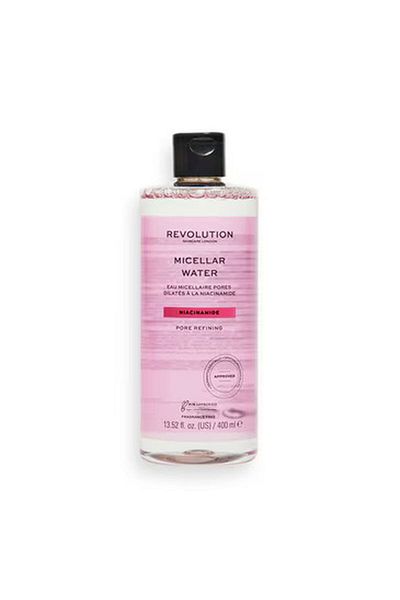 Revolution ماء تنظيف مكياج خالي من العطور يوازن لون البشرة ويقلل من مظهر المسام 400 مل