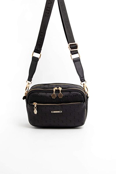 Silver Polo Siyah - Siyah SP1162 Kadın Çapraz Çanta