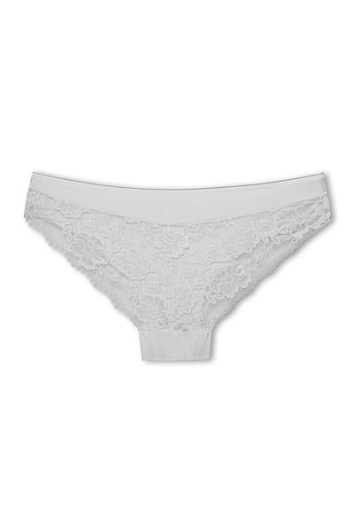 HNX Γυναικεία εσώρουχα Interlock Laser Cut Lace Slip πίσω