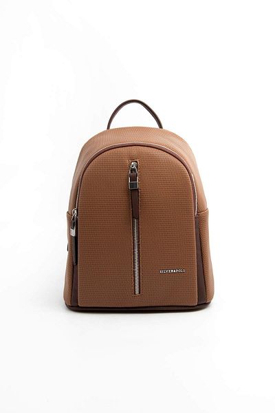Silver Polo Γυναικείο σακίδιο πλάτης Caramel - Brown SP901