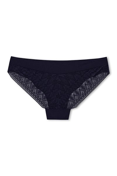 HNX Γυναικεία εσώρουχα Interlock Laser Cut Lace Slip πίσω