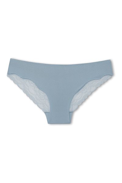 HNX Γυναικεία εσώρουχα Interlock Laser Cut Lace Slip πίσω