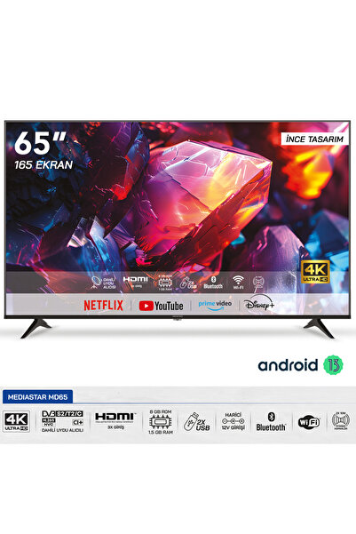 Mediastar 65" 4K Android TV