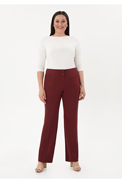 G-Line High Waist Pipe Leg Maxi Length Trousers