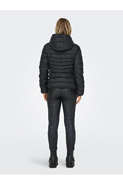 ONLY Γυναικείο πουπουλένιο παλτό διπλής όψης με κουκούλα - 15322040