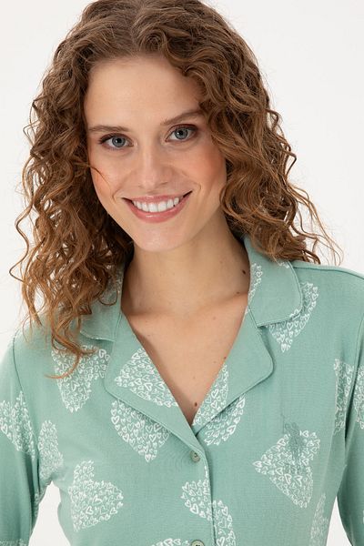 U.S. Polo Assn. Women's Mint Pajama Set 50302757 -Vr090