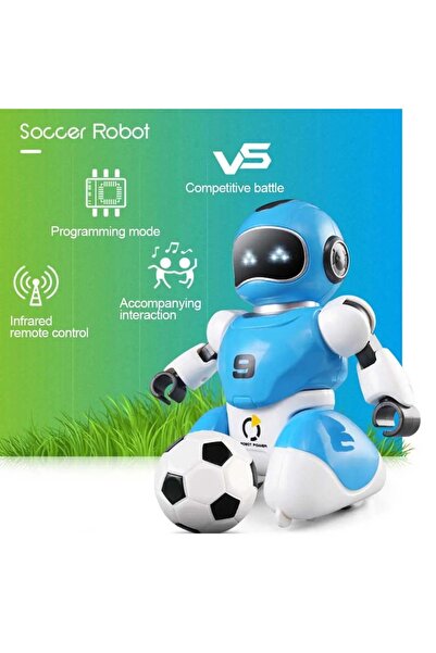 Shem Uzaktan Kumandalı Robot Ebeveyn-Çocuk Taktik Ve Becerileri Eğitici Futbol Maçı Smart Sarjlı