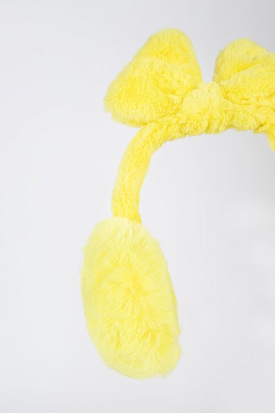 Penti Yellow Girl's Earphone with Ribbon Detail