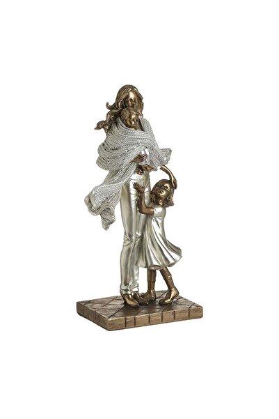 Mondecor Dekoratif Anne Çocuk Biblo 12x8x25 cm