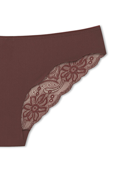 HNX Chiloți de damă cu dantelă din spate tăiat cu laser Interlock