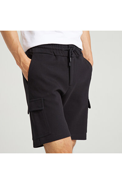Nautica Erkek Siyah Standart Fit Şort