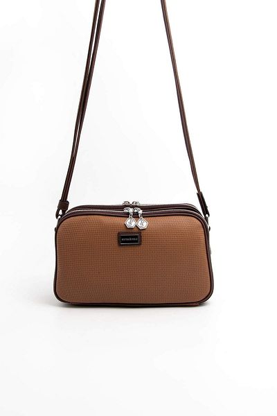 Silver Polo Caramel - Maro SP899 Geantă Crossbody pentru femei