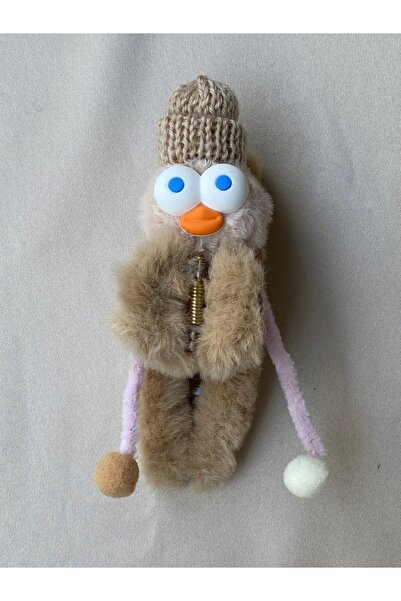 TwinsSis Store Мила мандальна шпилька з плюшевою шапочкою