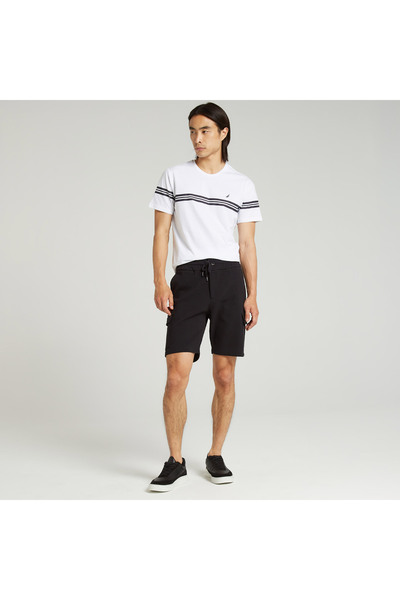 Nautica Erkek Siyah Standart Fit Şort