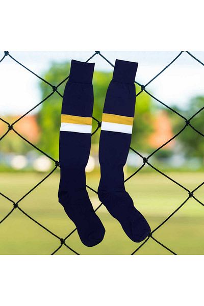 UFKSTORE Μακριά Premium ποδοσφαιρική κάλτσα με βαμβακερή σόλα