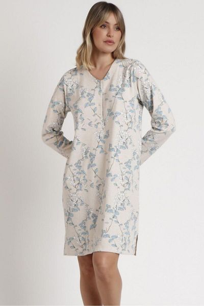AYYILDIZ 61302 Beige Nightgown