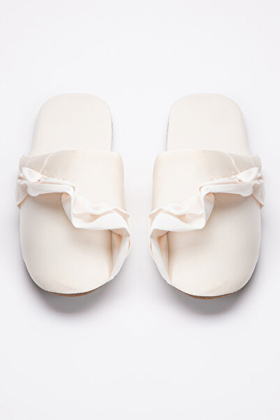 Penti Ekru Bride Frill Terlik