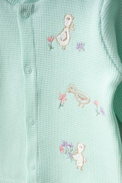Bebitof Cute Animals Patterned 5 Piece Hospital Discharge Newborn Bodysuit Set