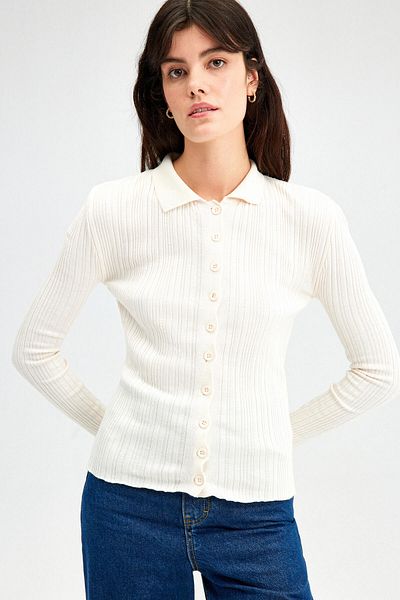 Touché Privé Polo Neck Thin Knitwear Body