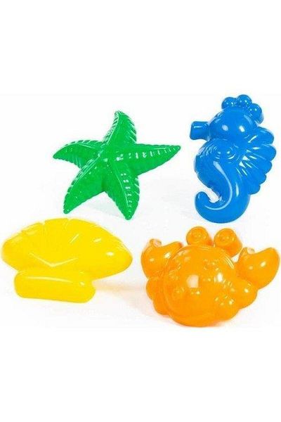 Polesie Crab No:2 Sea Horse Sea Star No:2 Seashell No:2 - Molds