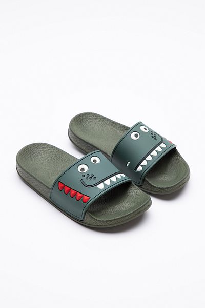Penti Papuci din dinozaur pentru băiat kaki