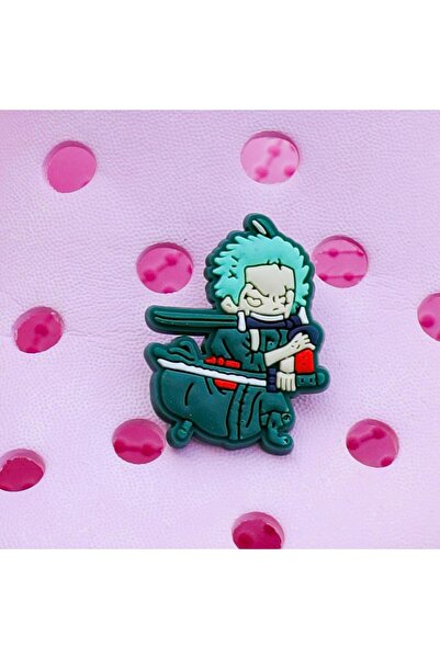 Piraye Gift Zoro Anime Terlik Ayakkabı Süsü