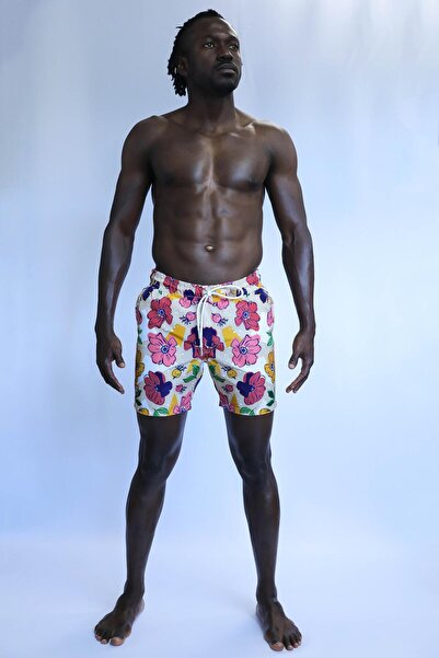 FREESIDE Pantaloni scurți de baie Fiori 3