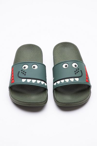 Penti Papuci din dinozaur pentru băiat kaki