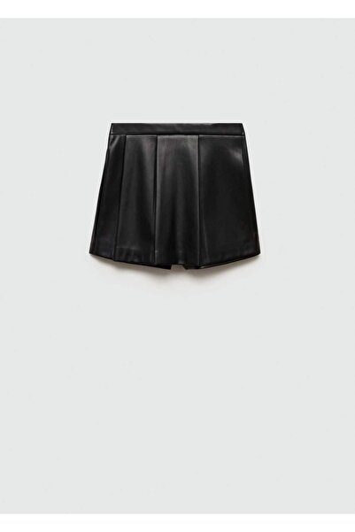 MANGO Kids Deri Görünümlü Pantolon Etek