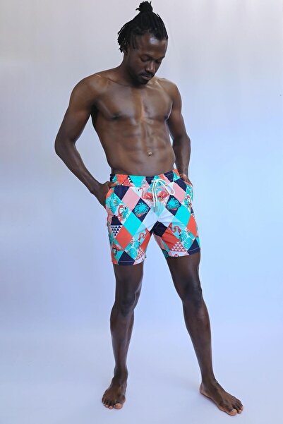 FREESIDE Flamingo Swim Shorts