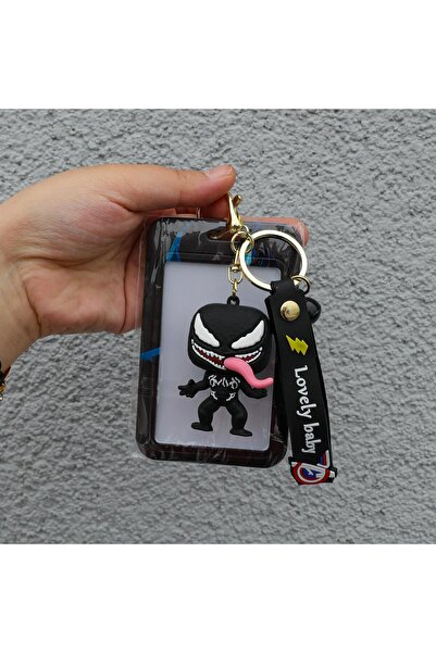 Piraye Gift Marvel Venom Silikon Anahtarlık Kartlık 1 ADET